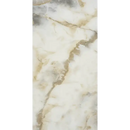 Kalsedon Glans 60x120 cm tegel met witte marmerlook, grijze aders en natuurlijke textuur