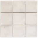 Witte keramische tegels in 3x3 raster, KAM10010 Kasba White Matt