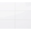 Witte keramische tegels met dunne voeglijnen, Kerabo wit mat 25x40 voor een moderne uitstraling