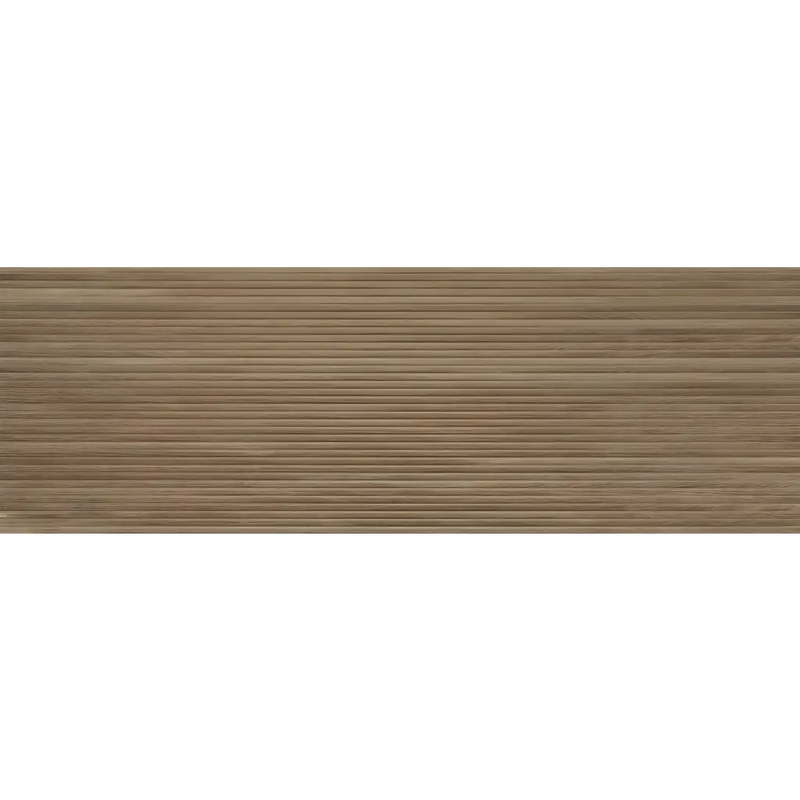 Bruine houten plank met horizontale nerf van Larchwood Ipe 40x120 rett