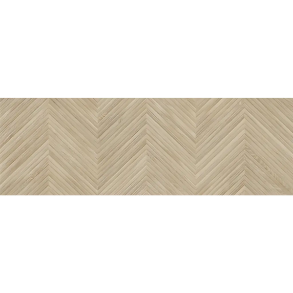 Larchwood Zig Alder 30x90 rett met licht houten vloer in chevron patroon