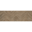 Herringbone patroon van larchwood Zig Ipe 30x90 rett in lichtbruine tinten