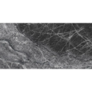 Donkere grijze lixium black gepolijst 60x120 rett marmeren tegel met witte aderen en een glad oppervlak