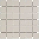 Light beige square mosaic tiles in LO1010 White Matt R11 for a perfect past look