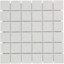 Lichtgrijze super white matt mosaik tegels met afgeronde randen voor LO1010S Super White Matt R11