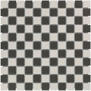 Black en wit checkered mozaïek tegels van LO23102317 Chessboard Matt R11