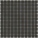 Donkere grijze mosaic tegels met lichte voeglijnen in LO2317 Black Matt R11 stijl