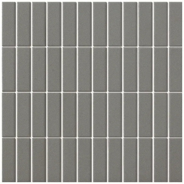 Grijze matte mosaik tegels LO7315 Dark Grey voor een stijlvolle muur of vloer