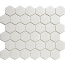 Witte hexagonale mozaïektegels LOH1010S Super White Matt R11 voor een strakke look