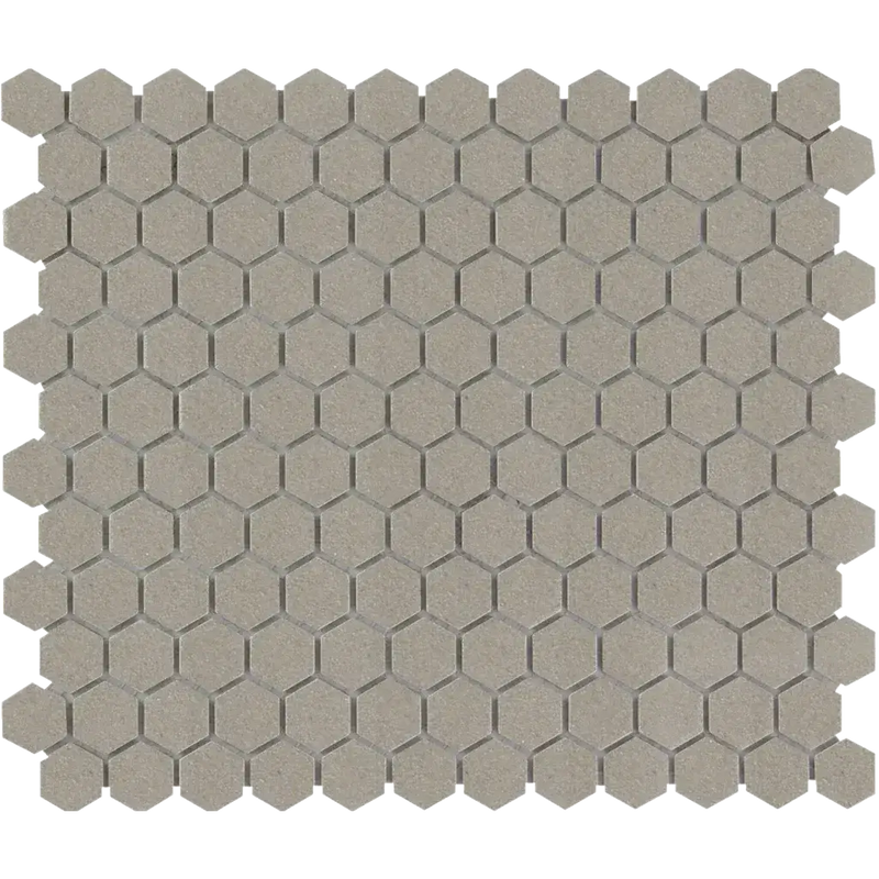 Gray hexagonale mozaïektegels LOH2029 Grey Matt R11 voor een moderne look