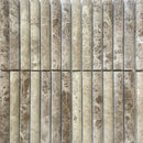 Lulu Emperador Light marmermozaïk tegels in stick patroon voor een stijlvolle look