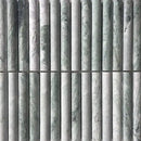 Groene en witte gestreepte marble tegel Lulu Jade Groen vloertegels