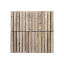 Beige lulu travertin stone mosaic met natuurlijke textuur perfect voor vloertegels en wandtegels