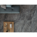 Luxury Dark gepolijst 60x120 rett met grijze marmerachtige vloertegels en dramatische adering