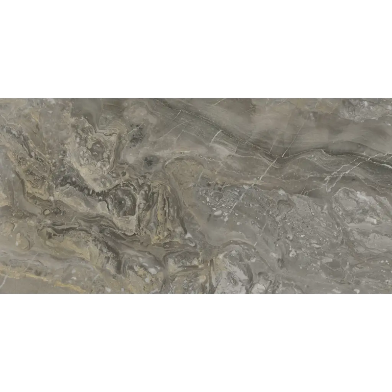 Polished marmeren plaat in grijs en beige, Luxury Nature gepolijst 60x120 rett