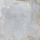 Abstract grijs 80x80 rett schilderij met beige tinten en gemêleerde penseelstreken