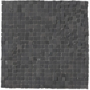 Donkergrijs mozaïek tegelpatroon van onregelmatige vierkantjes voor Maku Dark micro mosaico