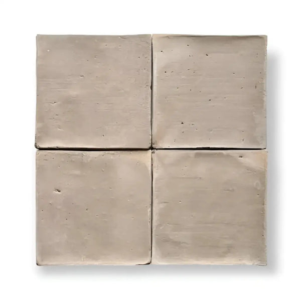 Lichte grijze 4x4 betonnen tegels met textuur, Alhambra bejmat stijl 25x25x2cm