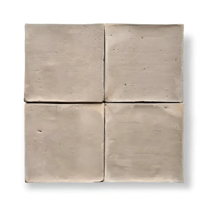 Lichte grijze 4x4 betonnen tegels met textuur, Alhambra bejmat stijl 25x25x2cm