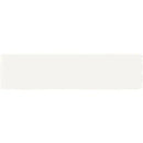 Effen witte rechthoekige banner van Prissmacer Mat White 7,5x30 voor wandtegel decoratie