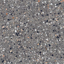 Grijze Medley terrazzo Antracite 60x60 rett tegel met kleurige chips