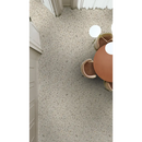 Lichte gespetterde terrazzo vloer Medley Terrazzo Cream 60x60 rett