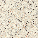 Lichte Medley terrazzo Cream vloer met kleurrijke chips, 60x60 rett