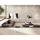 Zonken grijze sectionele bank met zachte kussens, Midtown Cream R10 N-Plus 60x60 Rett