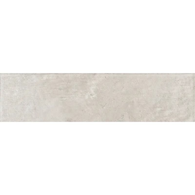 Pale gray beige textured ceramic tile Midtown Cream wandtegel 7,5x30 voor moderne wanden