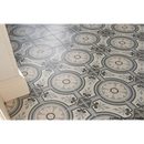 Decoratieve vloertegels met grijze en witte medaillons uit de Mooie Collectie 20x20