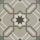 Geometrische tegels met stermotief in grijs-wit uit de Mooie collectie 20x20
