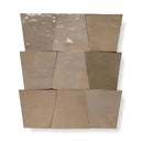 9-inch vierkante messing vloertegels met hamertextuur Alhambra Mozaiek 040