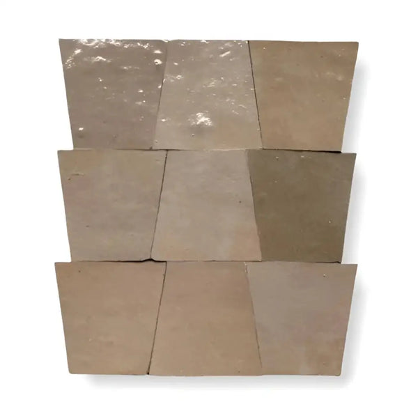 9-inch vierkante messing vloertegels met hamertextuur Alhambra Mozaiek 040