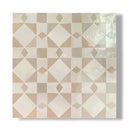 Beige en witte Mozaiek zelliges Alhambra wandtegels met geometrische patronen