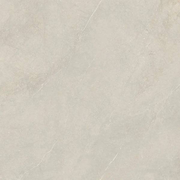 Smooth beige marmeren oppervlak met diagonale ader, perfect voor Munich Sand 120x120