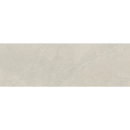 Glad, lichtgrijze oppervlakte met subtiele diagonale lijn van Munich Sand wandtegel 40x120 rett