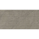 Grijze wand met horizontale lijnen, perfect voor Munich Taupe Chain decor