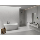 Moderne freestanding witte badkuip in ovaal, Munich White 120x280 rett stijl