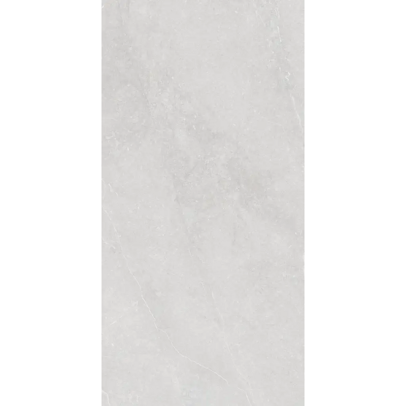 Lichtgrijze textuur met subtiele diagonale strepen van Munich White 60x120 anti-slip rett