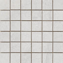 Witte mozaïek 5x5 van Munich White in een mooie gridpatroon op net