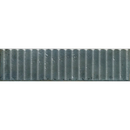 Corrugated metalen paneel in blauw-grijze kleur van Mussa Way Green Glans 7,5x30