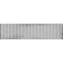 Corrugated metal panel with weathered surface for Mussa Way Pearl glans 7,5x30