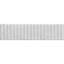 Witte golfplaat met verticale ribben van Mussa Way White glans 7,5x30