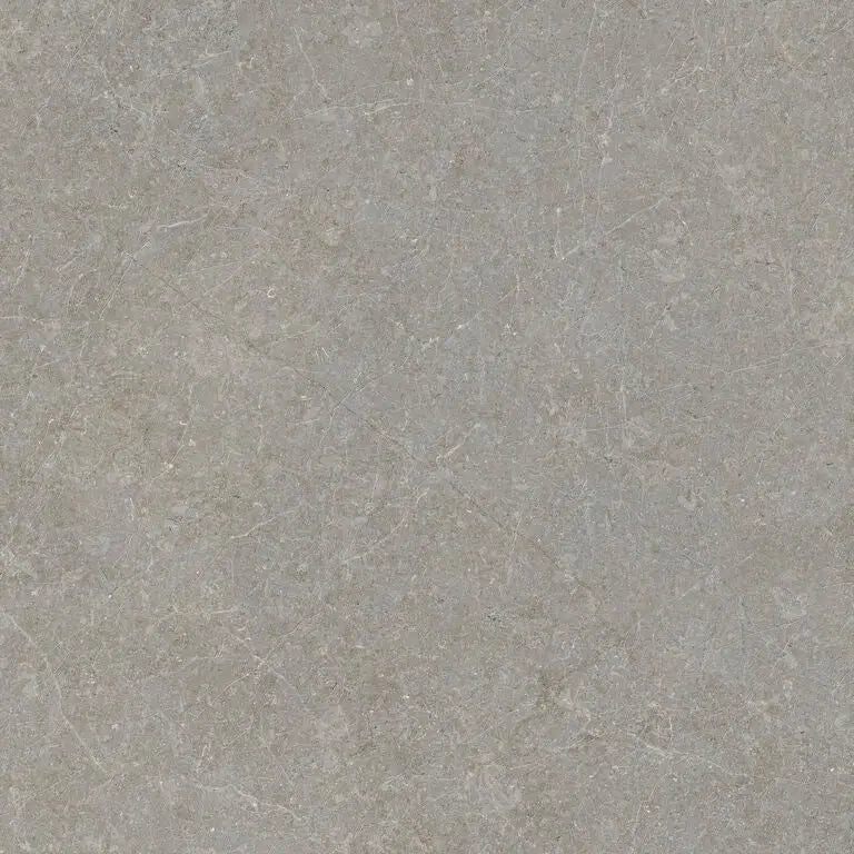 Gray stone effect mytos greige tile with subtle veining and matte finish in greige 120x120 rett size