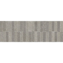 Gray rectangular stone tiles in a uniform pattern from mytos greige still decor wandtegel 30x90 rett