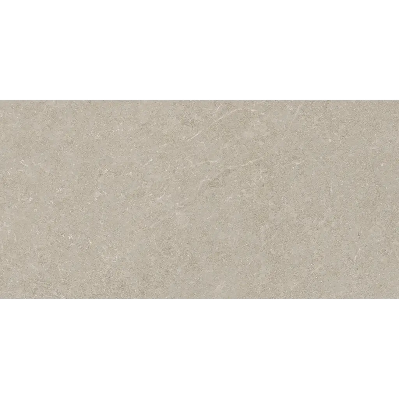 Beige stone tile with subtle gray veining in mytos sand 60x120 rett for elegant flooring and wall applications