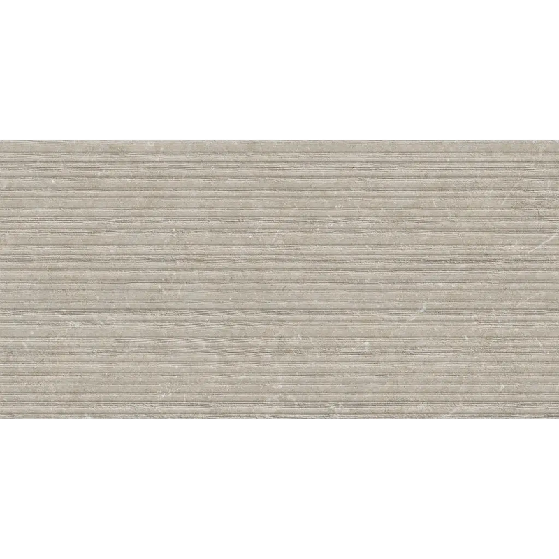 Gray textured mytos sand bit decor wandtegel 30x60 rett with horizontal striations for modern walls