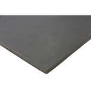 Plat grijs metalen blad met afgeronde rand voor Neutra Antracite 60x60