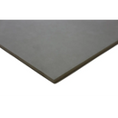 Plat grijze metalen plaat met afgeschuinde rand van Neutra Pearl 60x60 R11 antislip