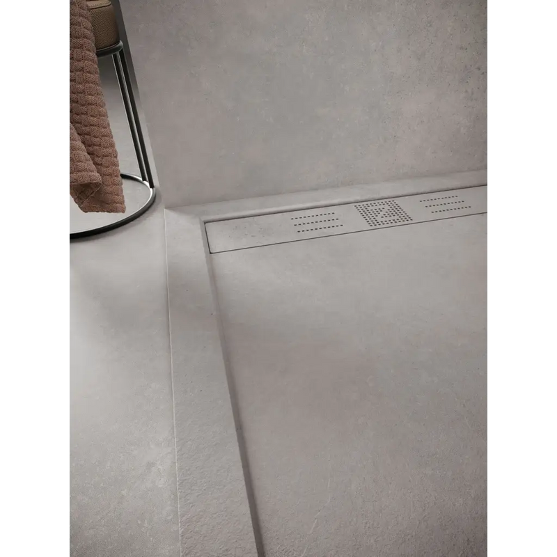 Lineaire douchegoot met geperforeerde deksel voor Nexus Pearl 60x120 Rett